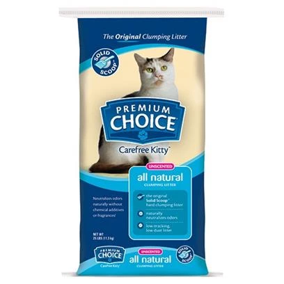 Premium Choice So Phresh Advanced Odor Control Scoopable Cat Litter, 40lb