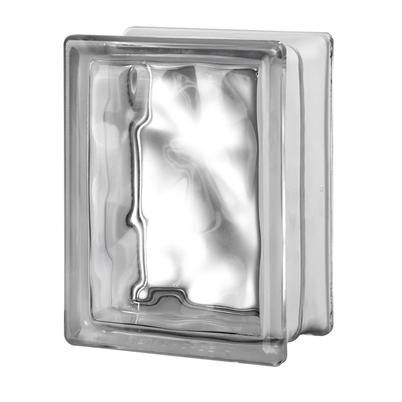 Seves Nubio Glass Block 8 In. H X 6 In. W X 4 In. D, Pack Of 8, Model 123216