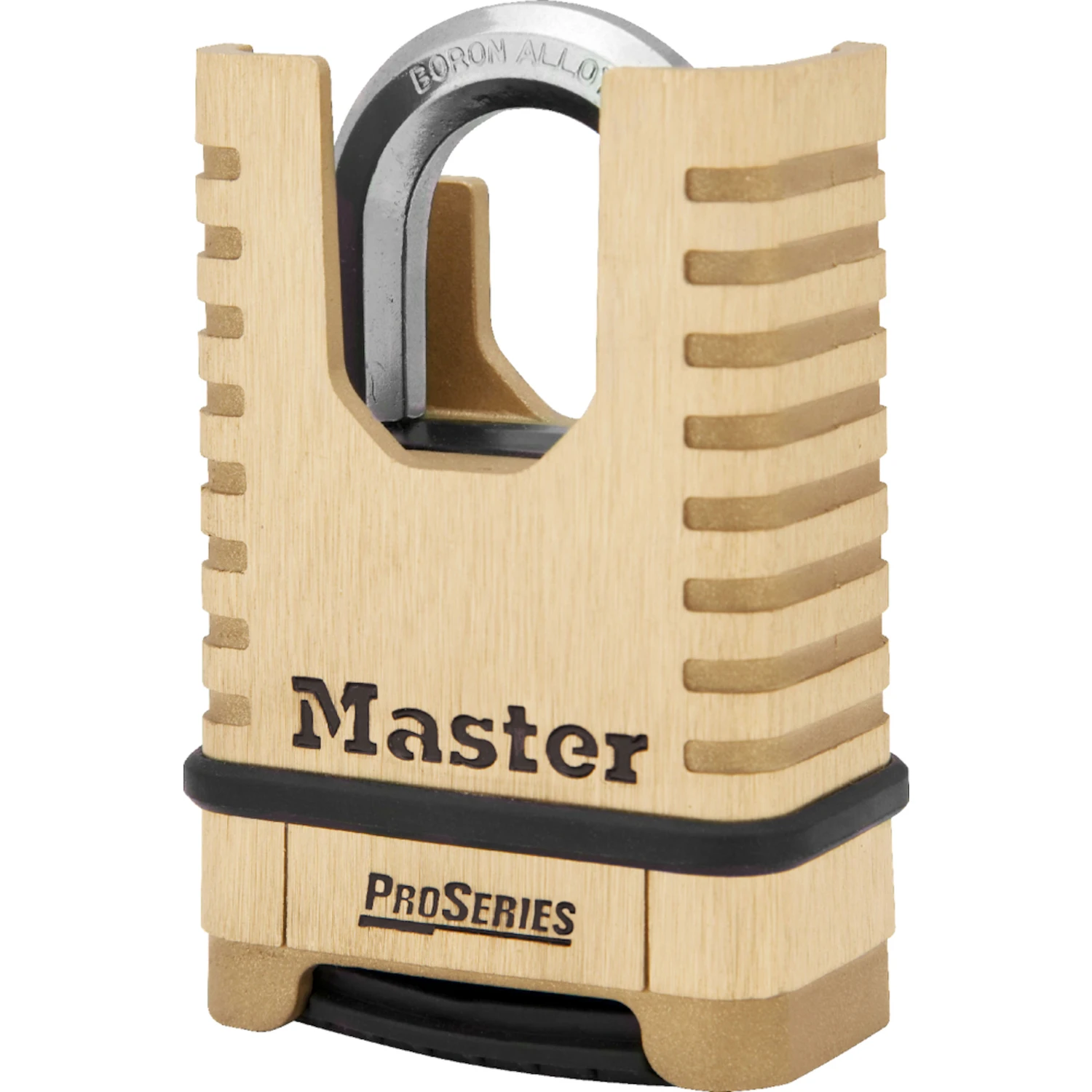 Proseries 4-digit Combination Shrouded Shackle Padlock, 6.56 In. H X 2-1/4 In. W
