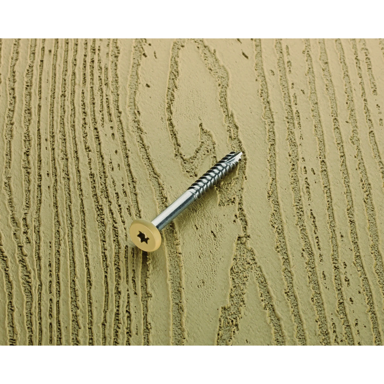 Starborn Deckfast No. 9 X 1-7/8 in. L Buckskin Star Pan Head Fascia Screws 100 pk