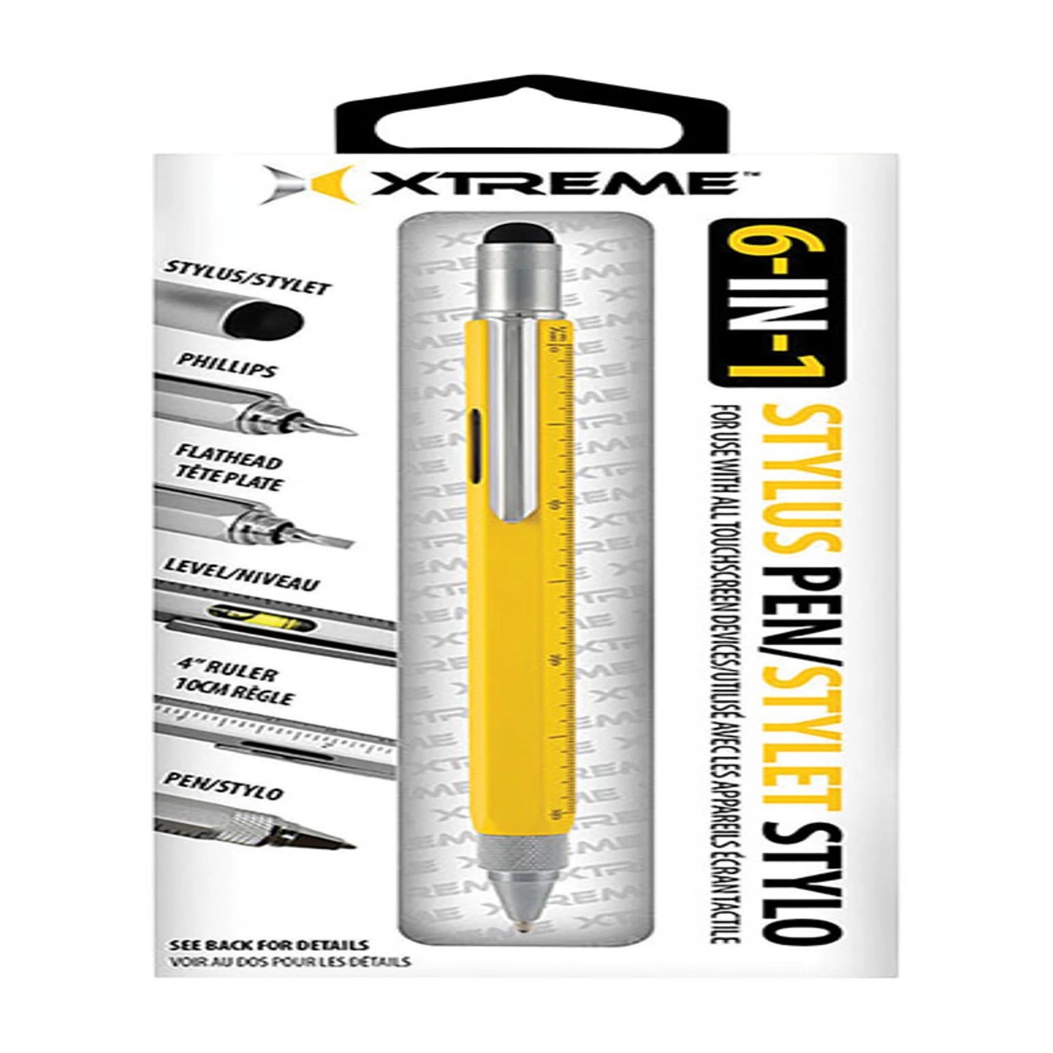 Yellow 6-in-1 Multi-tool For All Mobile Devices And Touchscreens