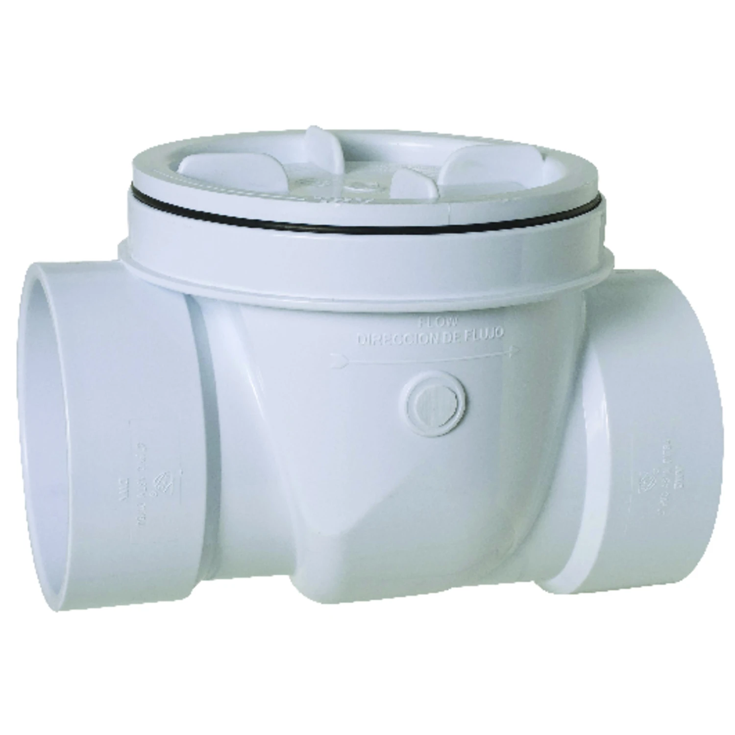 Procheck 4 In. D X 4 In. D Slip Plastic Swing Valve