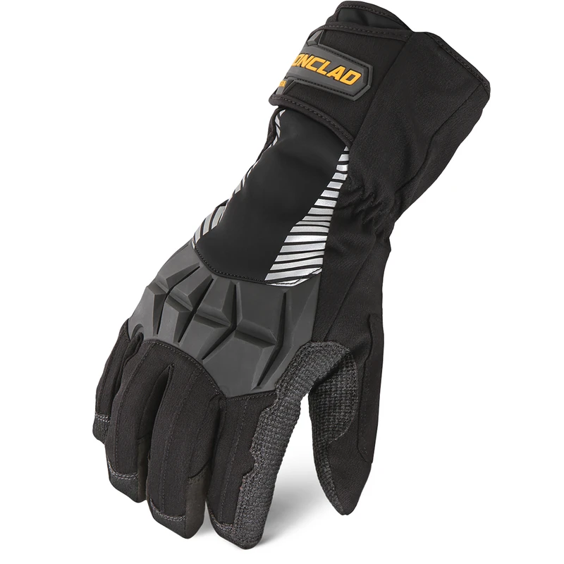Tundra Large Synthetic Leather Tpr Cold Weather Black Gloves Cct2-04-l