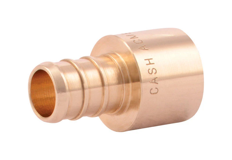 Sharkbite 1/2 In. Fpt X 1/2 In. Dia. Fpt Female Adapter, Lead-free, 25 Pk