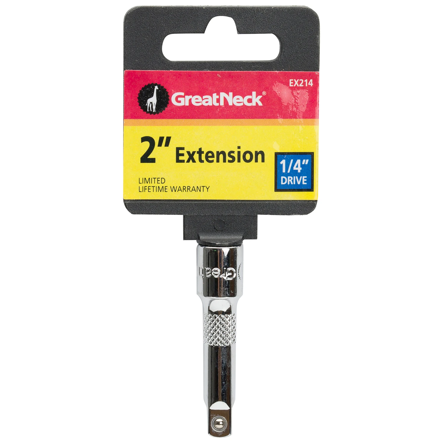 2 Inch Long 1/4 Inch Drive Sae Standard Extension Bar Ex214