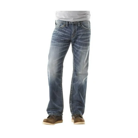 Men's Zac Relaxed Fit Straight Leg Jeans, Size 30 X 32 - Light Vintage Wash