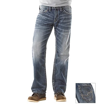 Men's Zac Relaxed Fit Straight Leg Jeans, Size 34 X 30 - Light Vintage Wash