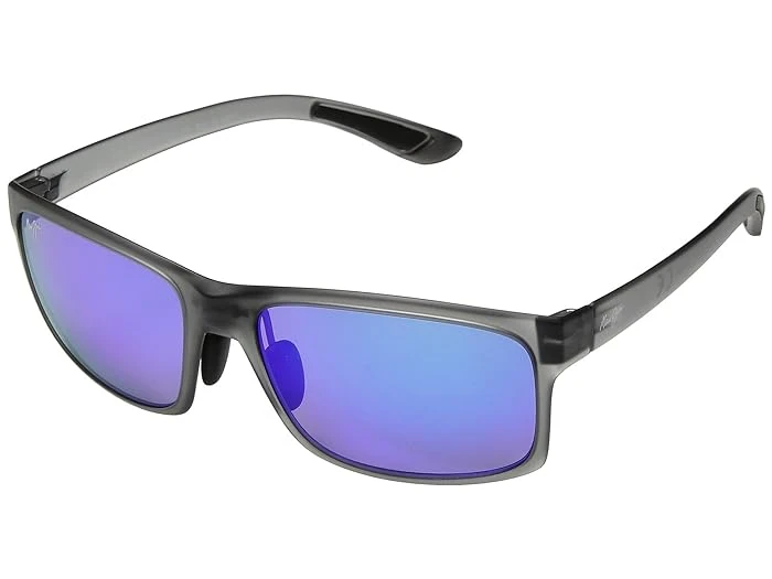 Pokowai Arch Polarized Sunglasses - Translucent Matte Grey/blue Hawaii - 58mm