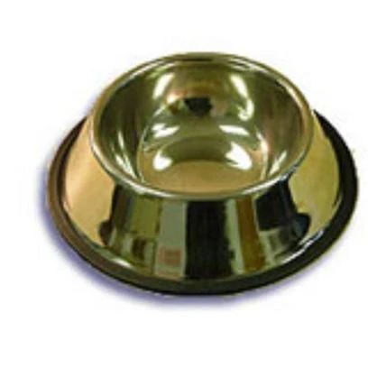 No-Tip Stainless Steel Dog Dish with Mirror Finish, 24 Ounce Capacity