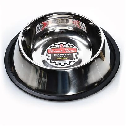 Ethical Dishes Stainless Steel No Tip Dog Dish 64oz