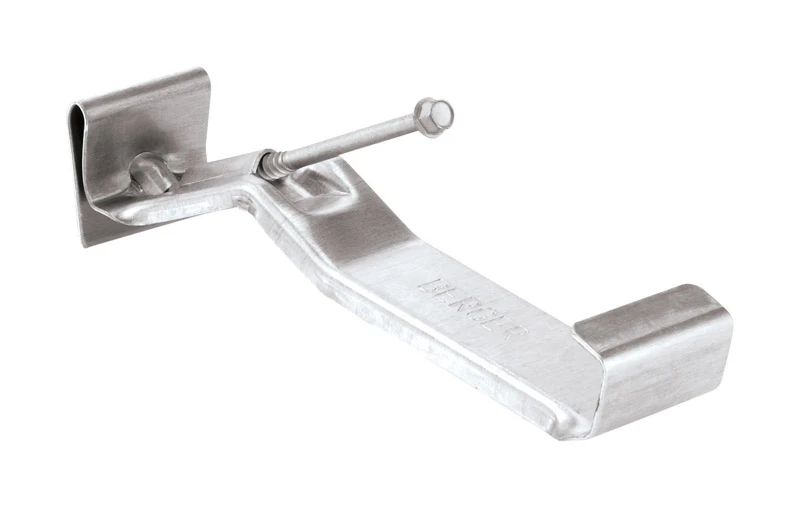 Amerimax 1.75 in. H x 1.26 in. W x 5.17 in. L Metallic Aluminum K Hidden Gutter Hanger