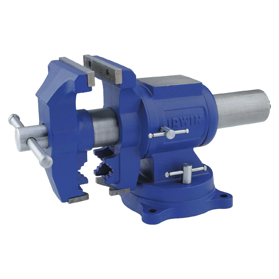 5 Inch Cast Iron Multi-purpose Bench Vise With 360 Degree Swivel Base