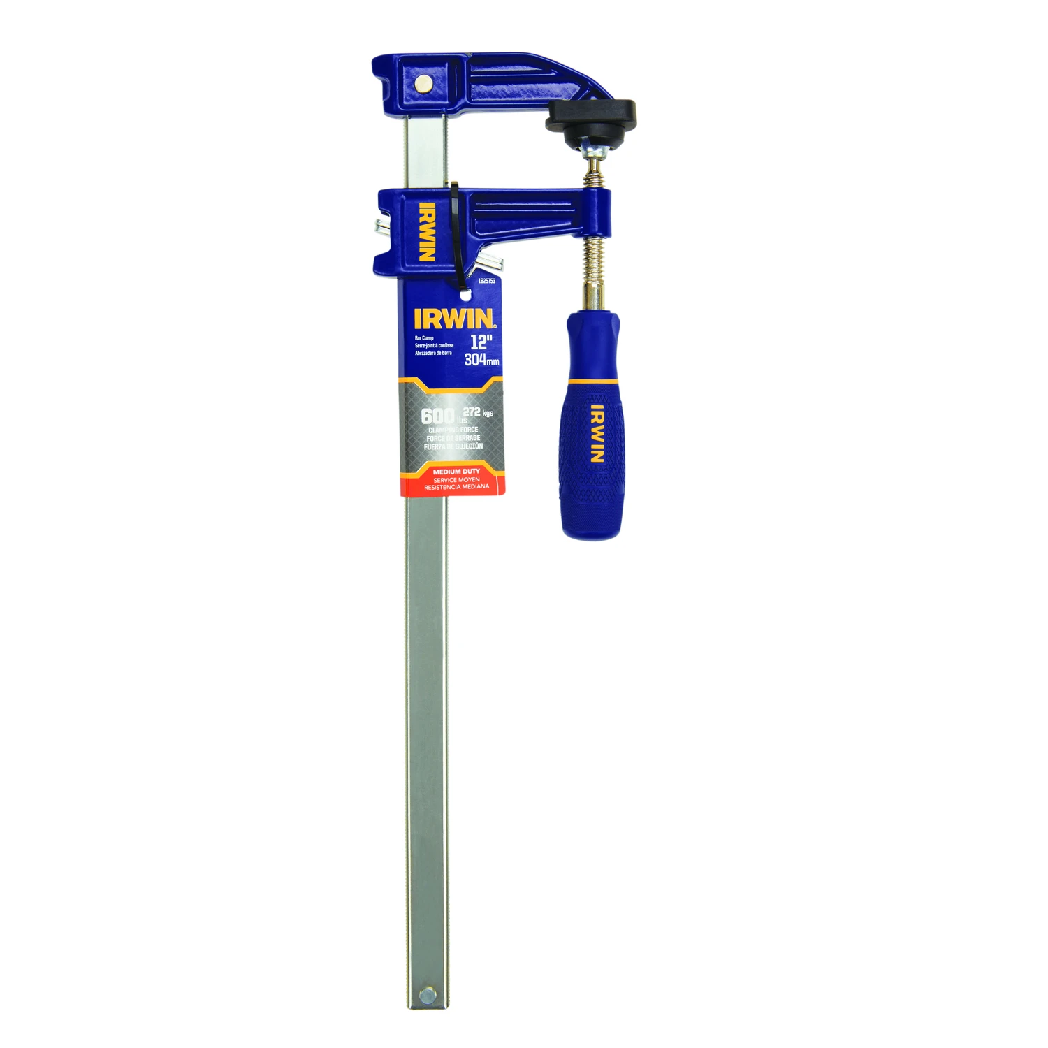 12 In. Light Duty F Clamp With 2-1/2 In. Throat Depth