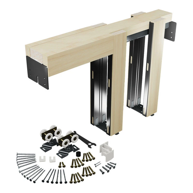 Prime-Line 36 in. L Aluminum Pocket Door Frame Kit 1 pk