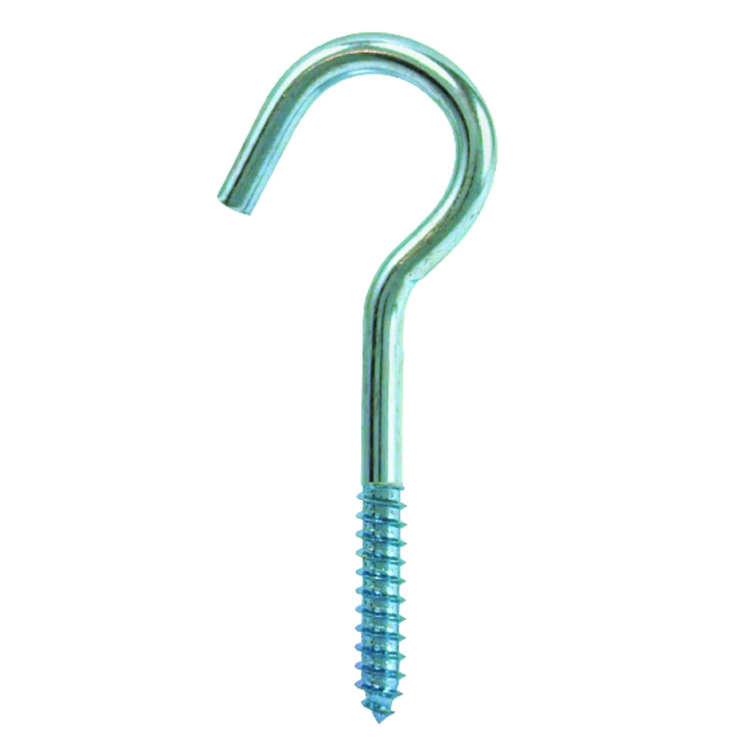 Hampton Small Zinc-Plated Silver Steel 4.0625 in. L Ceiling Hook 60 lb 1 pk