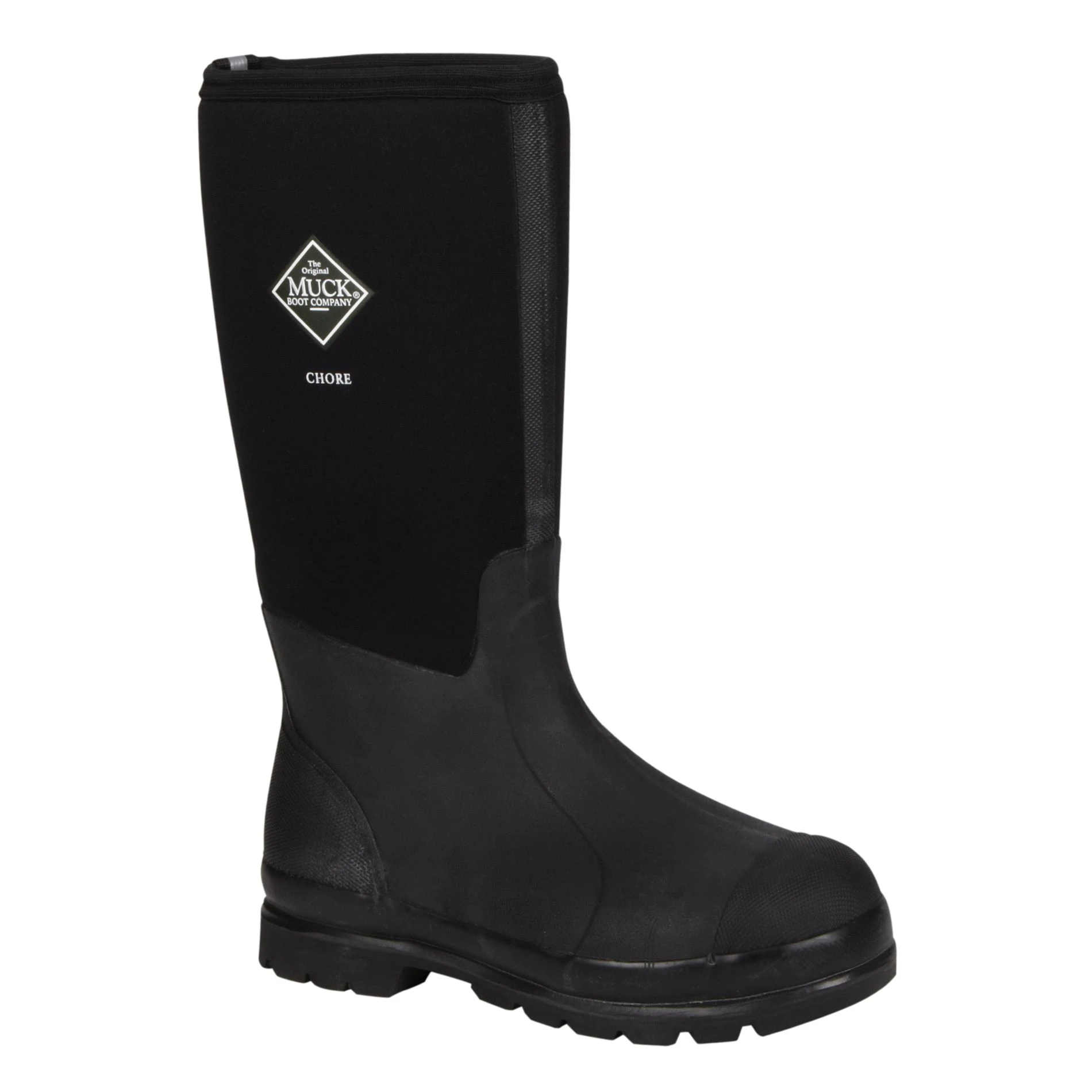 The Original Muck Boot Company Men's Chore Hi Waterproof Work Boot Black Size 6