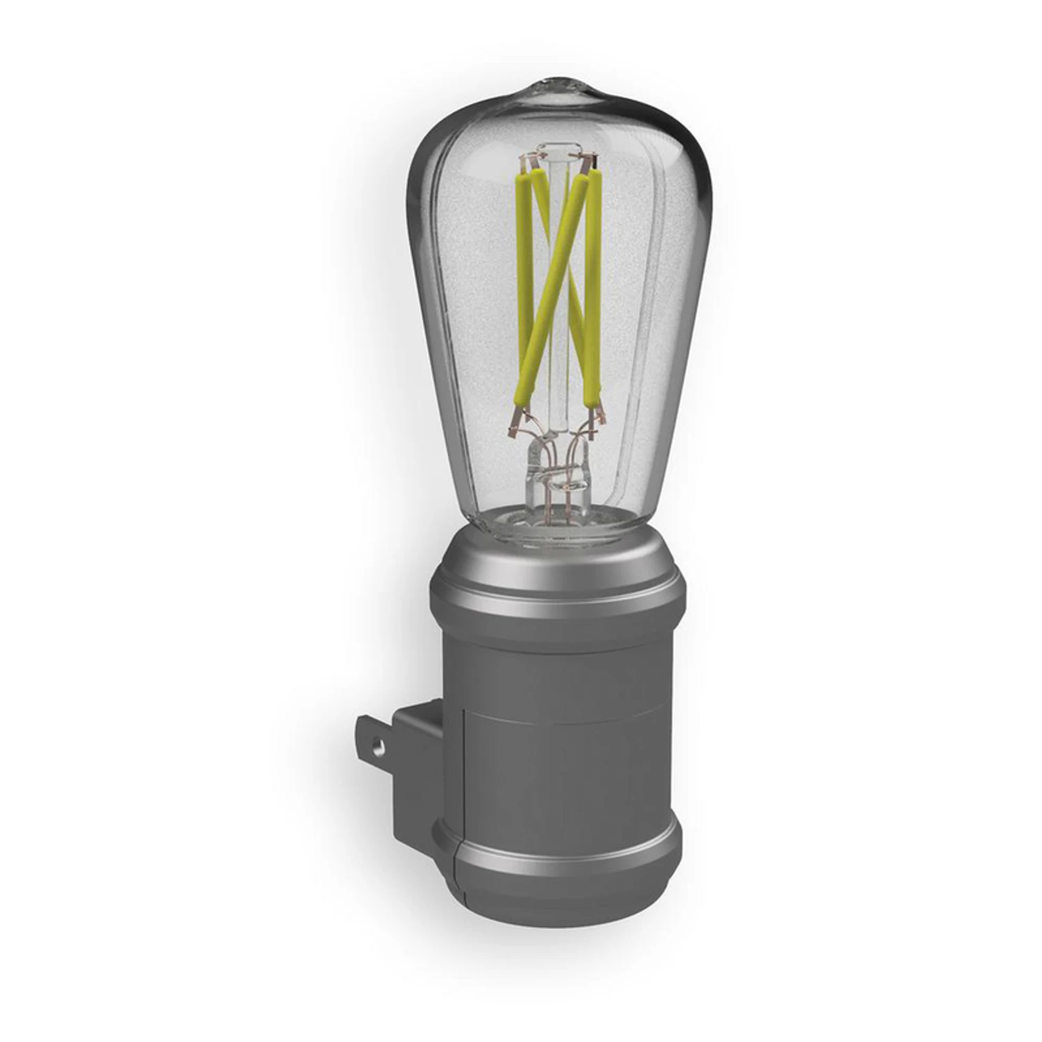 Nl-edsn-dn Automatic Plug-in Vintage Edison Aged Nickel Led Night Light