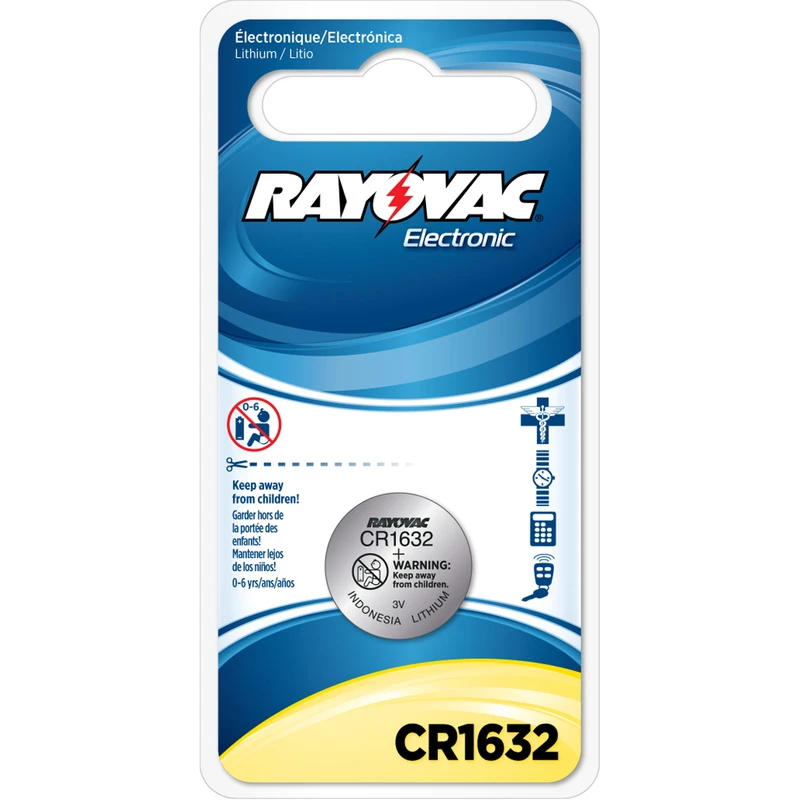 1632 Lithium Coin Battery, 1 Pack