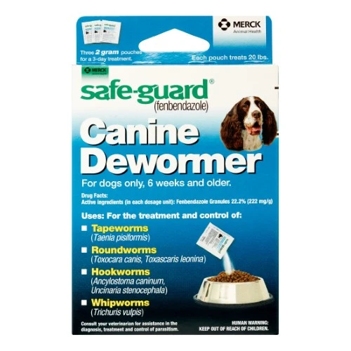 WORMER DOG SAFEGUARD 20LB