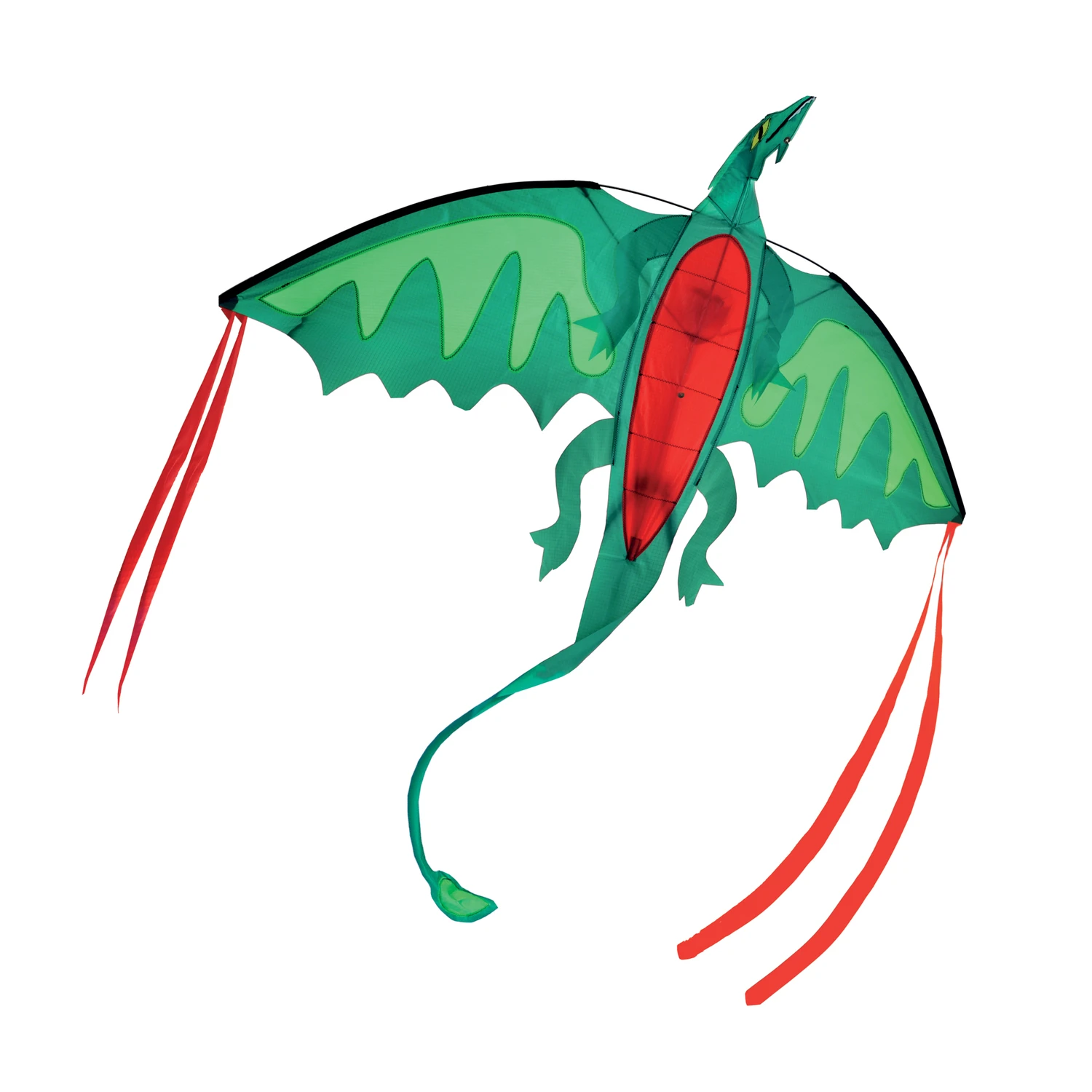 Winged Dragon Kite With 62-inch Wingspan - Easy To Fly