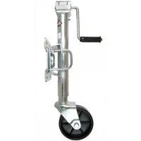 Tj-06-01k Zinc Wheel Jack, 1000 Lb Capacity, 10 In Max Lift Height