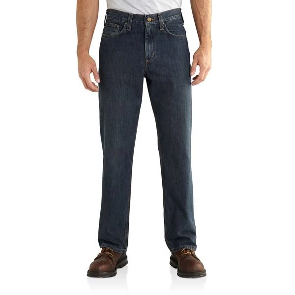 Men's Relaxed Fit Holter Jean - 33x32 - Bed Rock - Durable Cotton Blend