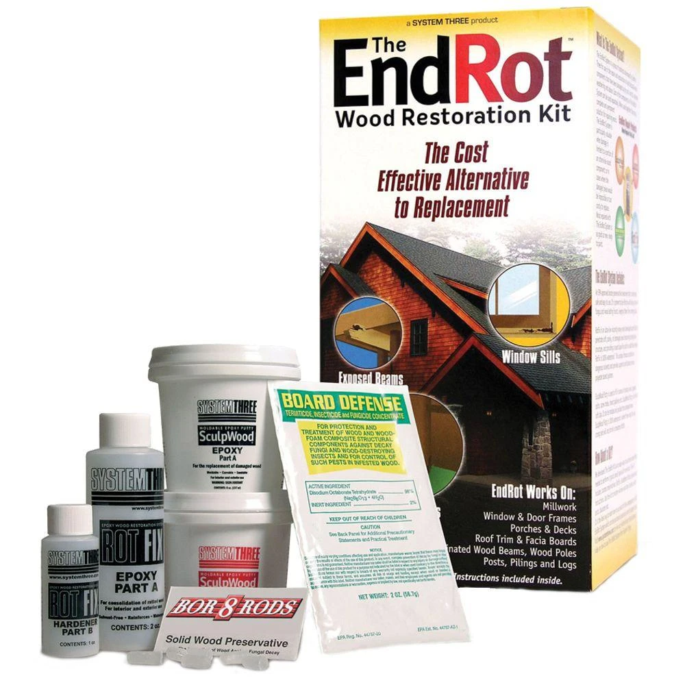 Inc Wood Restoration Endrot Kit 4005k99 For Repairing Rot