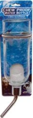 Chew Proof Glass Water Bottle For Small Animals, 26 Ounce Capacity