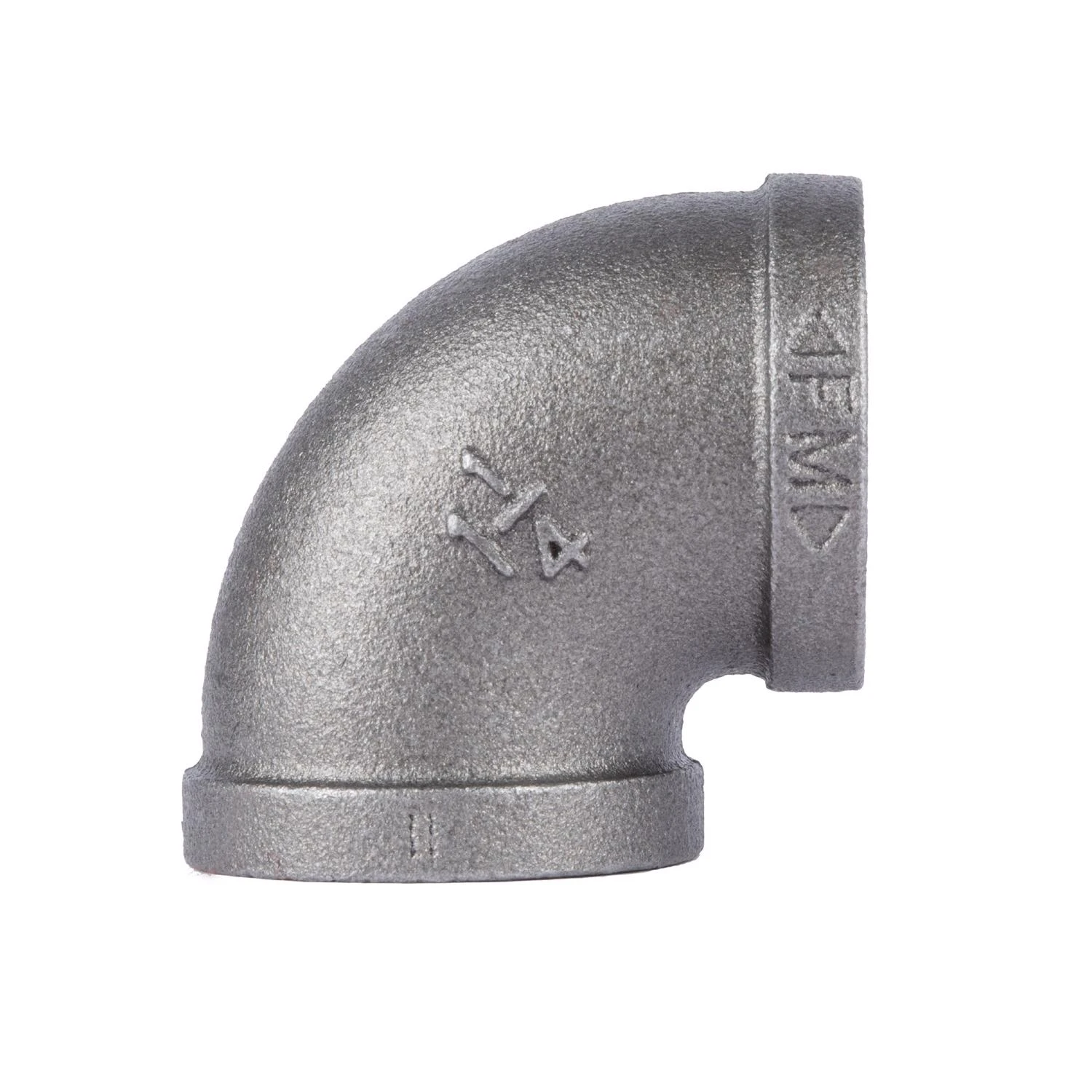 1 and 1 Quarter Inch Black Steel Pipe 90 Degree Elbow Fitting