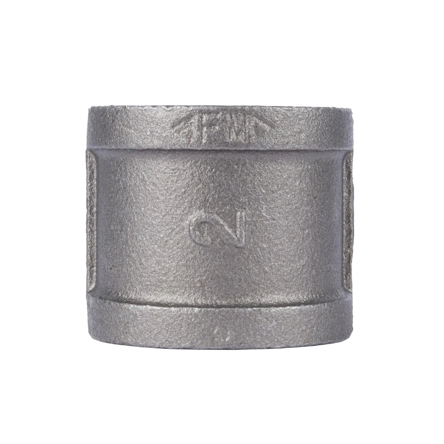 2 Inch Black Steel Pipe Coupling Connector for Plumbing and Gas Lines