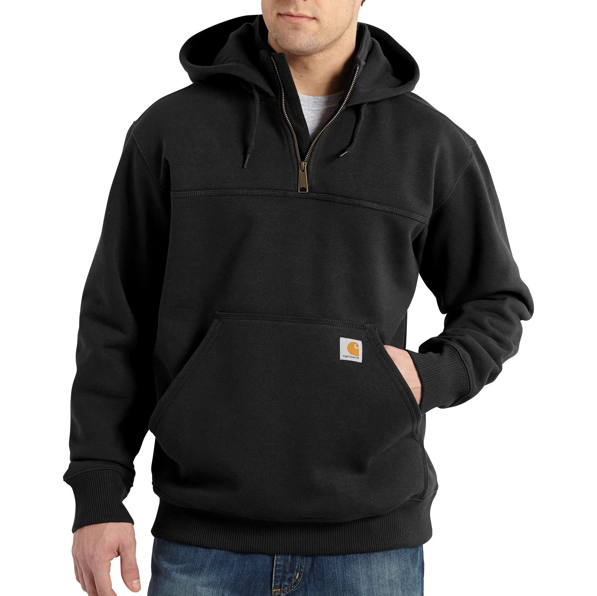 Men's Rain Defender Paxton Heavyweight Quarter-zip Sweatshirt, Large, Black