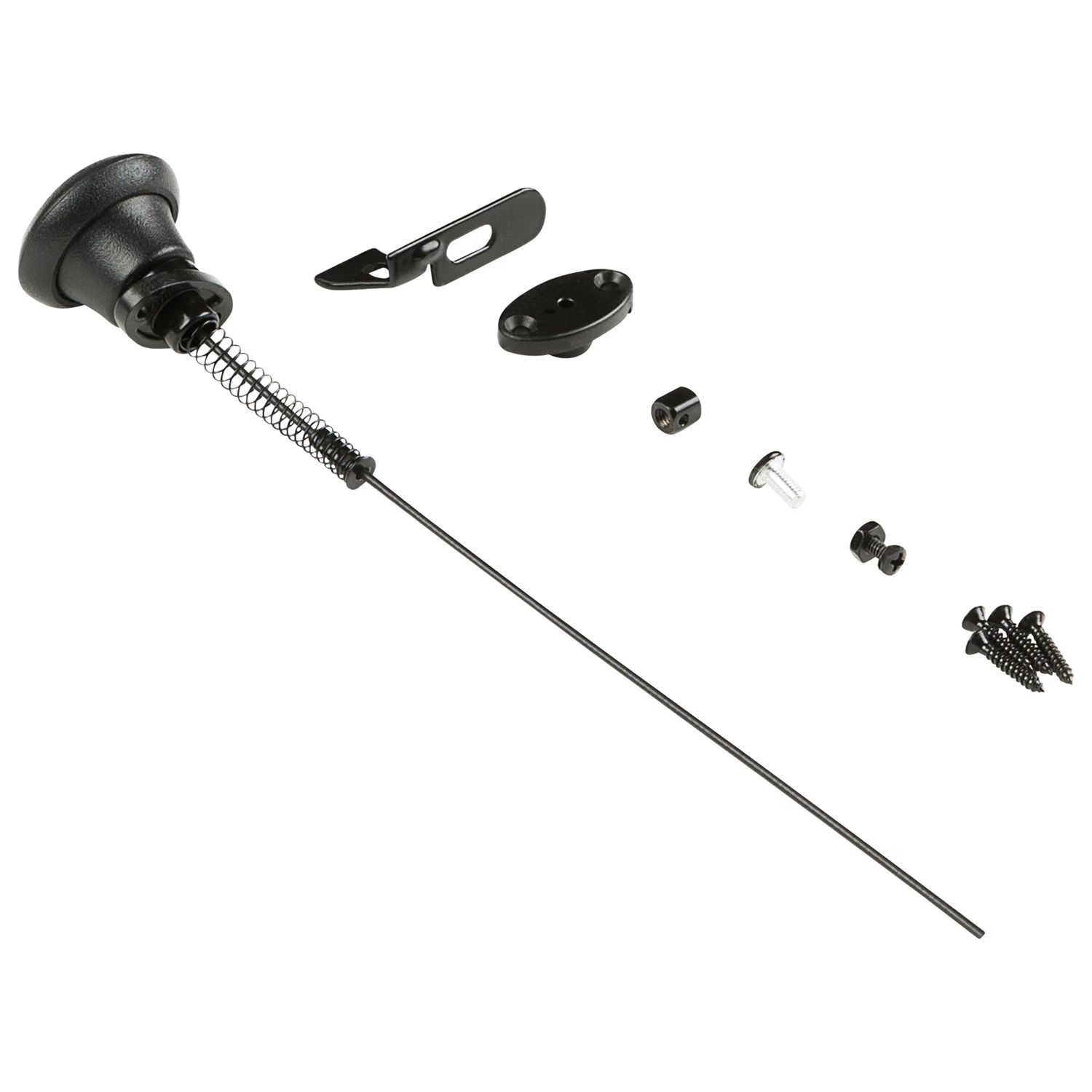 10.75 In. L Steel Automatic Gate Latch Pull With Weatherguard Protection