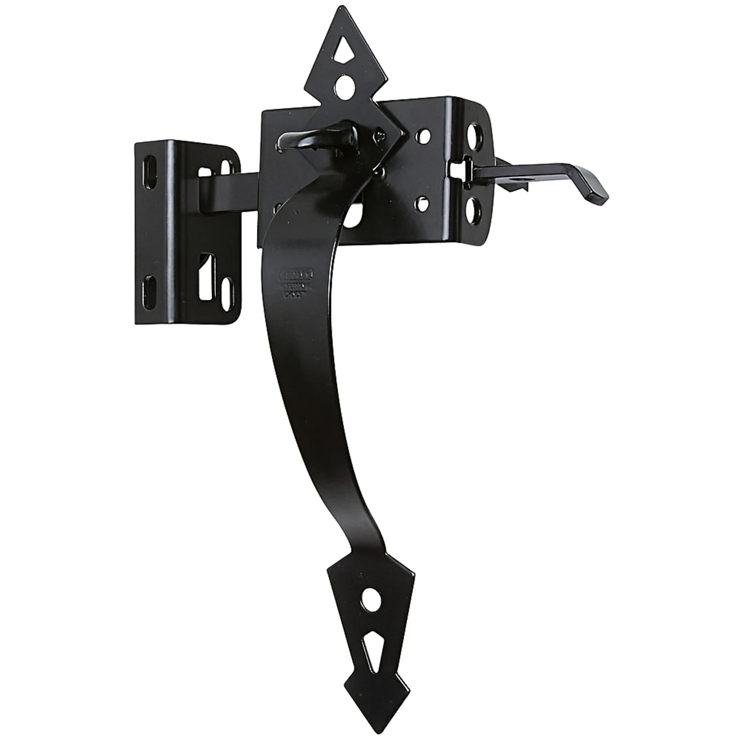 1.84 In. H X 2 In. W X 11 In. L Heavy-duty Steel Thumb Gate Latch