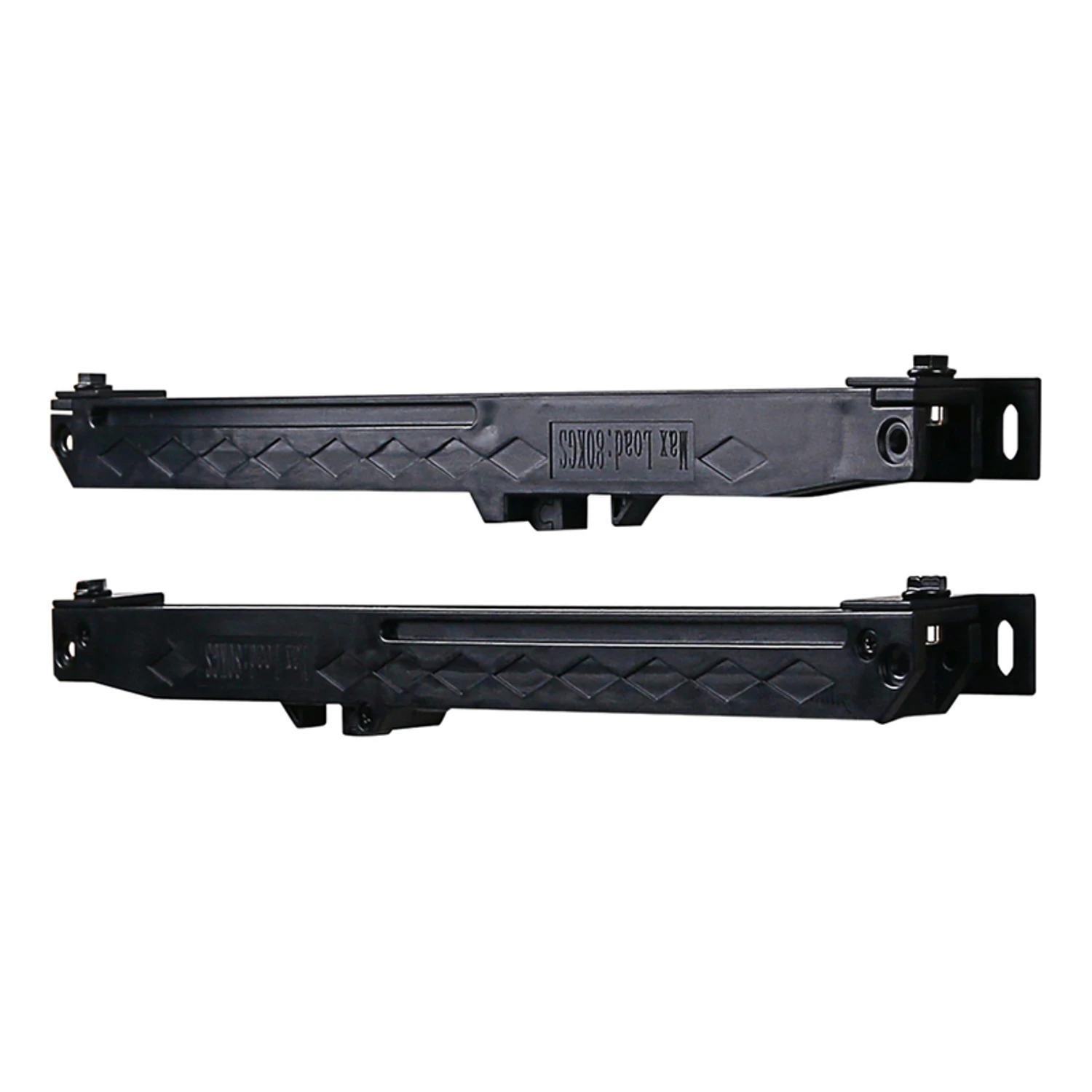 V1060 Matte Black Soft Close Interior Barn Door Kit - 1-3/4 In. Door Thickness
