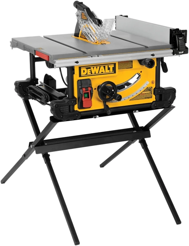 15 Amp Corded 10 Inch Jobsite Table Saw With Scissor Stand Dwe7491x