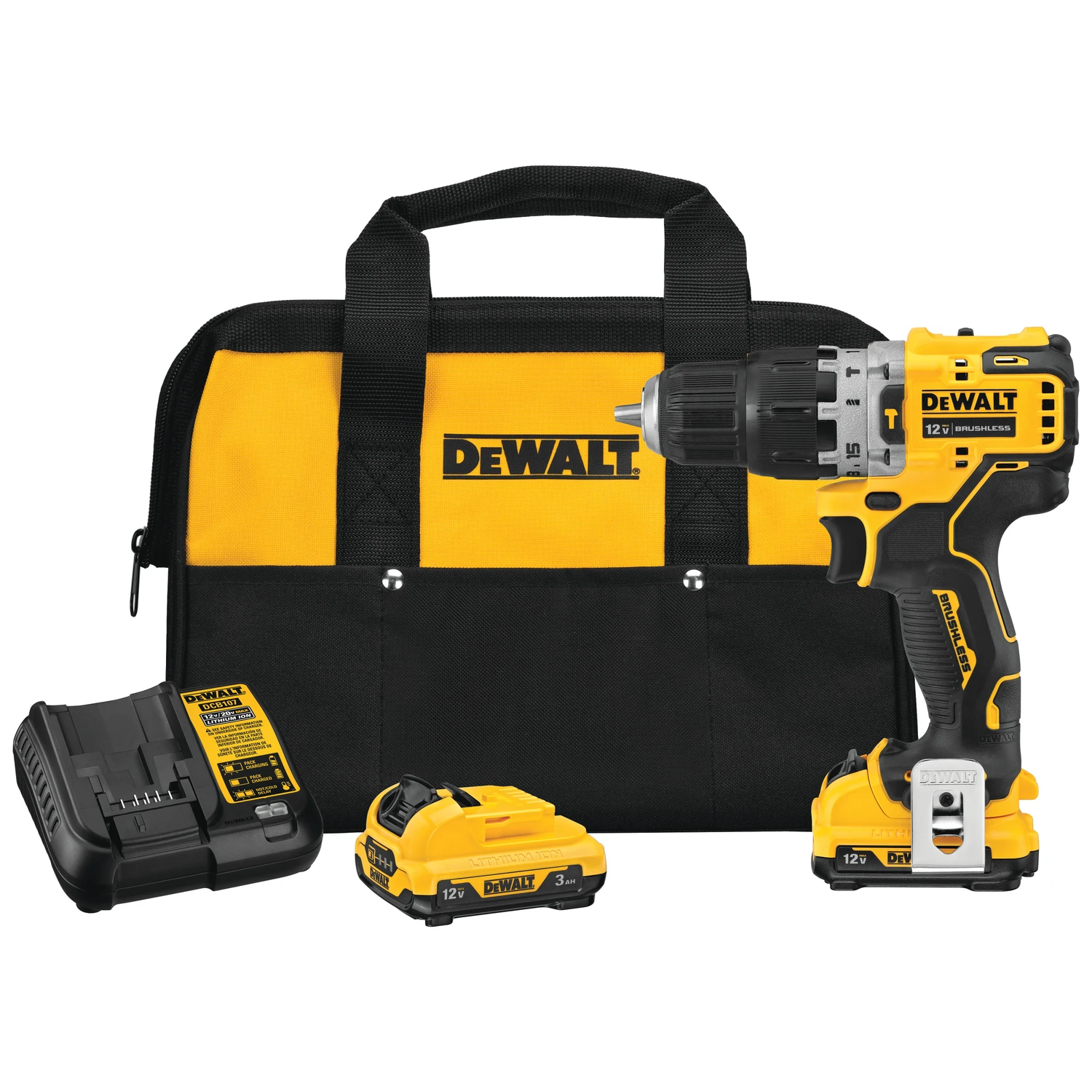 12v Max Xtreme 3/8 In. Brushless Cordless Hammer Drill Kit With Battery & Charger
