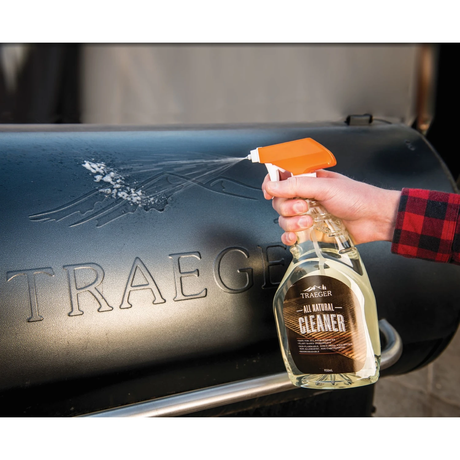 32 Oz. All Natural Trigger Spray Grill Cleaner - Biodegradable & Non-toxic