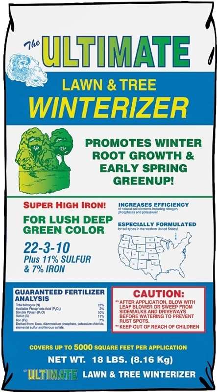 Lawn & Tree Winterizer, 22-3-10, Covers 5,000-Sq.-Ft.