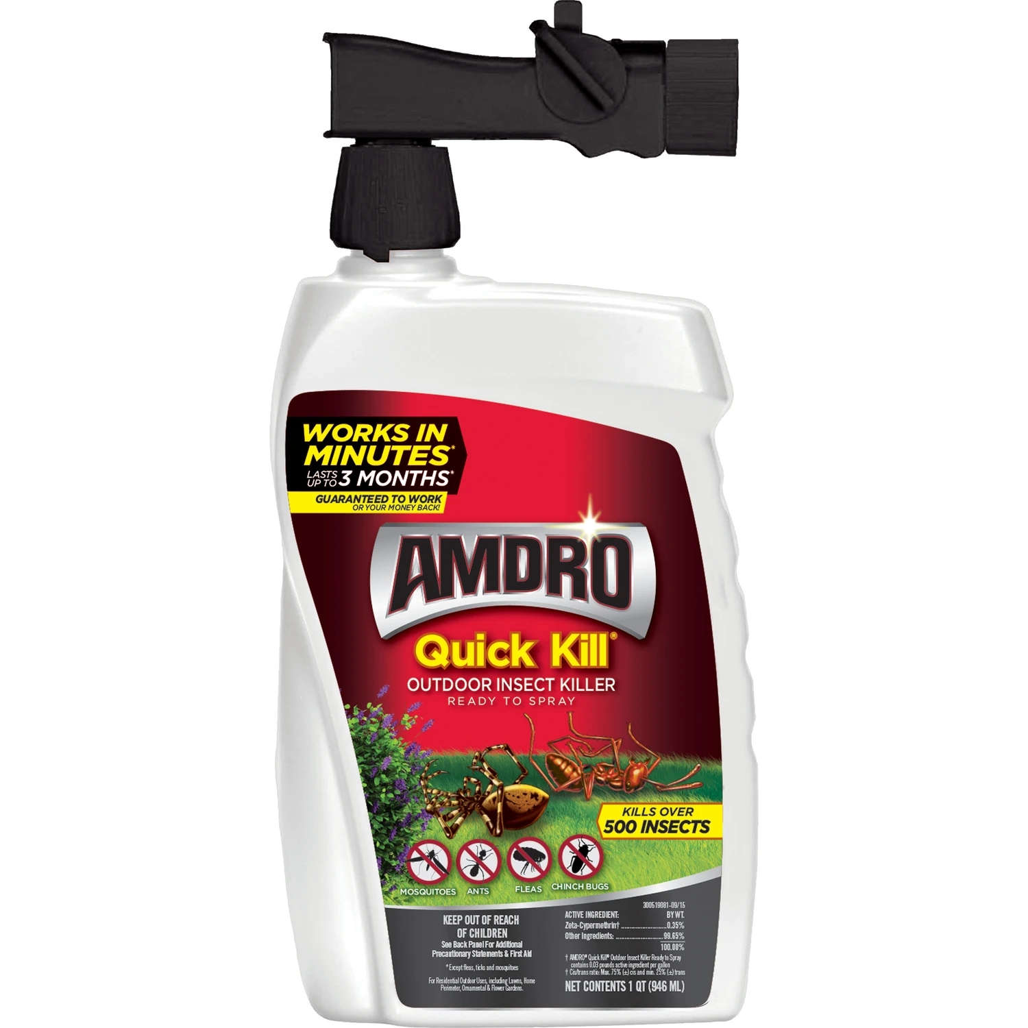 Quick Kill 32 Oz. Ready To Spray Hose End Insect Killer - Kills 500+ Insects