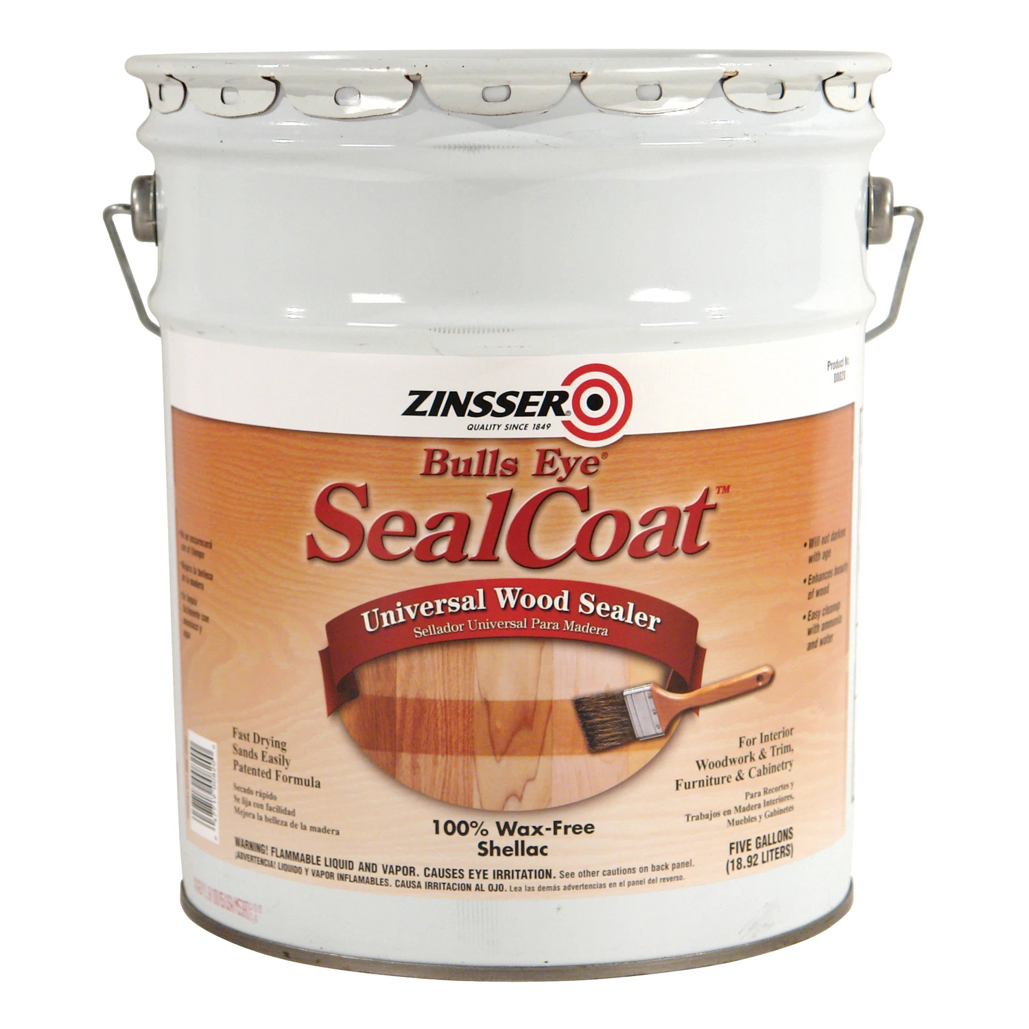 Bulls Eye Sealcoat Clear Sanding Sealer 5 Gallon - Model 850