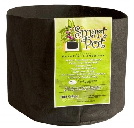 Rc5 5 Gallon Round Smart Pot - 12 X 10.5 Inches Soft-sided Container
