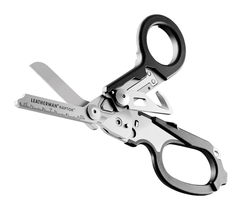 Raptor Black Multi Tool Shears With Medical Features And Holster