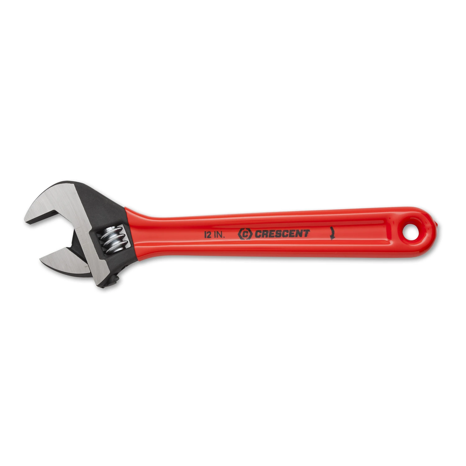 12 Inch Adjustable Wrench With Cushion Grip And Black Oxide Finish