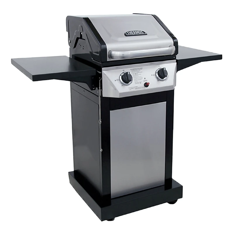 Thermos 3 Burner Gas Grill With Side Burner - 30000 Btu - Black