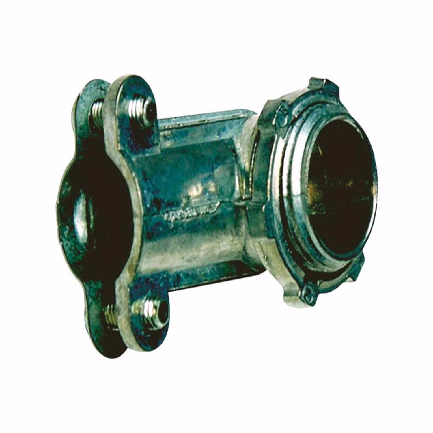 3/8 In. Die-cast Zinc Flex Angle Connector 90 Degree 50 Pack