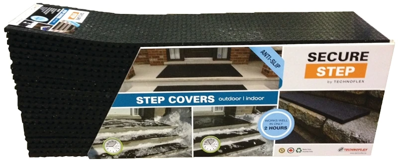 Secure Step Soo936 Rubber Stair Treads, 9 X 36 X 1/2 In, 24 Pk