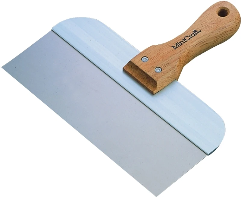 36053 12 Inch Stainless Steel Drywall Taping Knife With Wood Handle