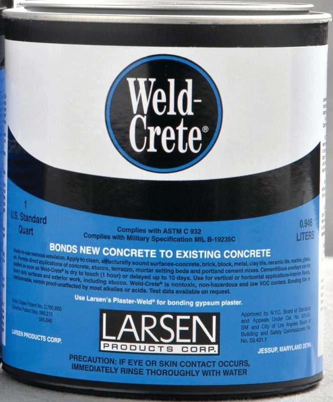 Products Wcq06 Weld Crete Concrete Bonding Agent, 1 Quart
