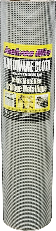11033613 Galvanized Hardware Cloth, 24 In W X 100 Ft L, 19 Gauge
