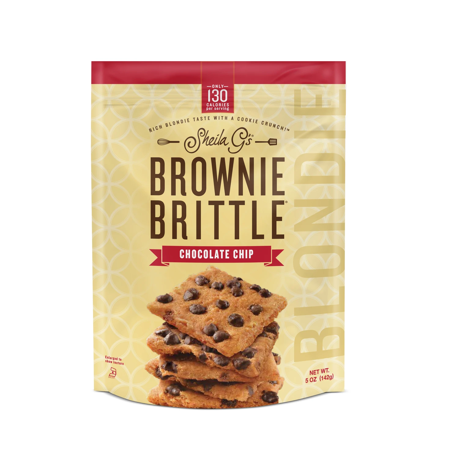 Brownie Brittle Blondie Chocolate Chip Brownie Brittle 5 oz Bagged